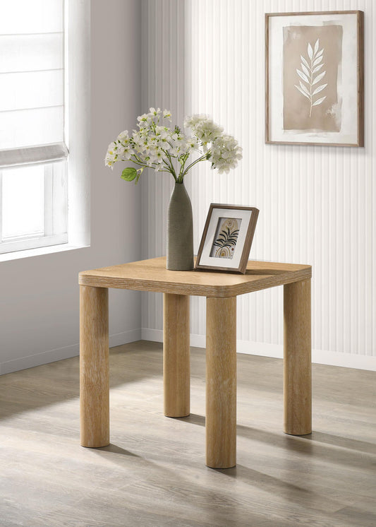 Castlewood End Table - Light Oak