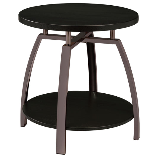 Dacre End Table in Dark Charcoal - Coaster Furniture
