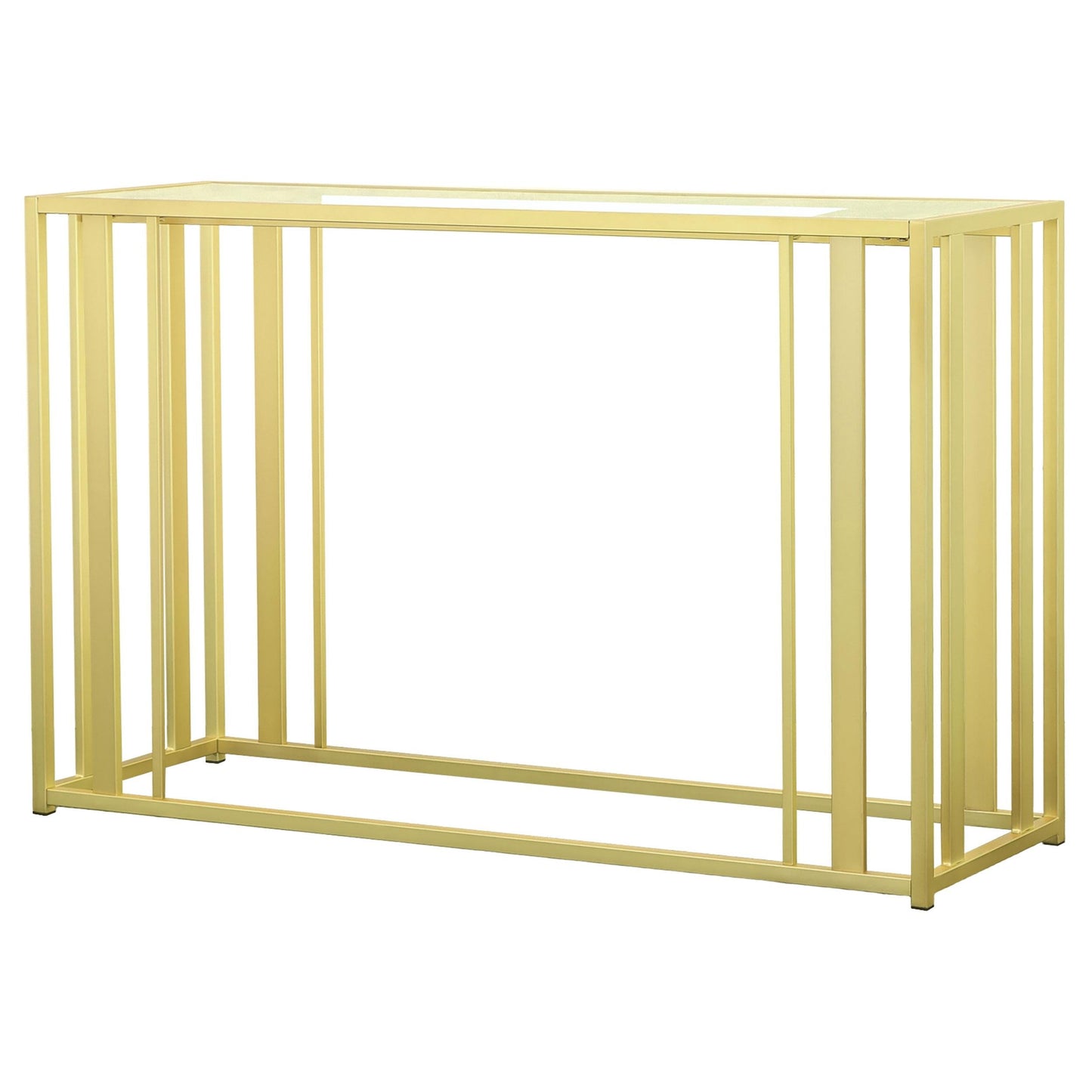 Adri Sofa Table - Matte Brass
