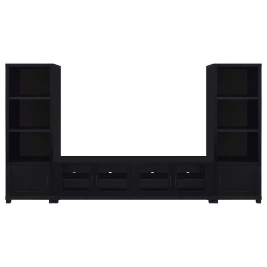 Jupiter Entertainment Center in Black - Coaster Furniture