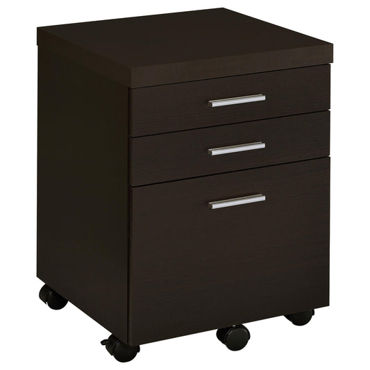 Skylar File Cabinet in Cappuccino - Coaster Furniture