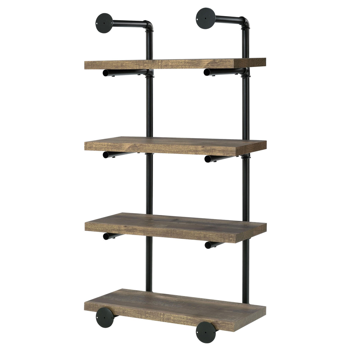 Elmcrest Wall Shelf in Rustic Oak - Coaster Furniture