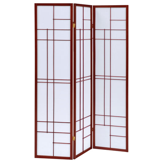 Katerina Room Divider in Cherry - Coaster Furniture