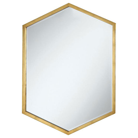 Bledel Wall Mirror in Gold - Coaster Furniture