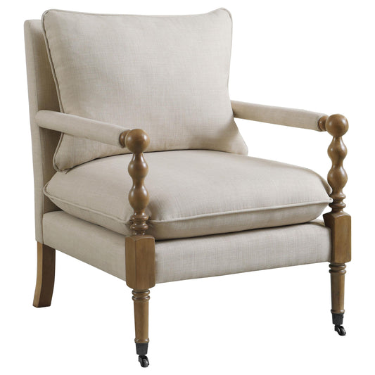 Dempsy Accent Chair in Beige - Coaster Furniture