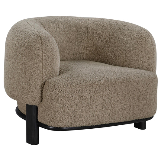 Lawler Accent Chair in Brown / Black - Coaster Furniture