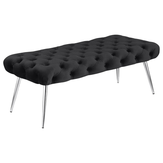 Ella Bench in Black - Coaster Furniture