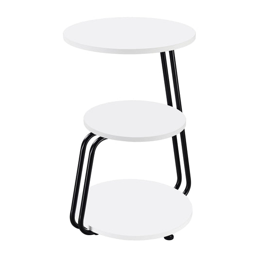 Hilly Side Table in White - Coaster Furniture