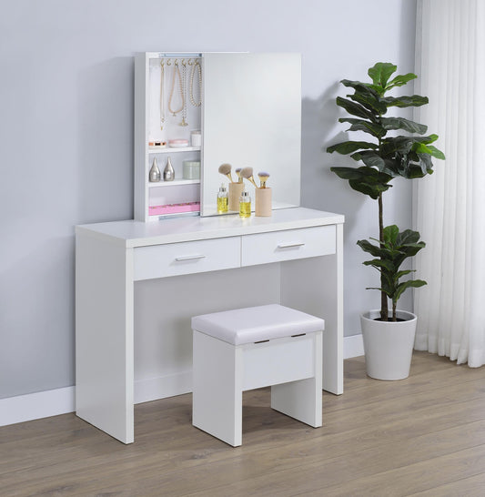 Bunbury Beauty Station in White - Coaster Furniture