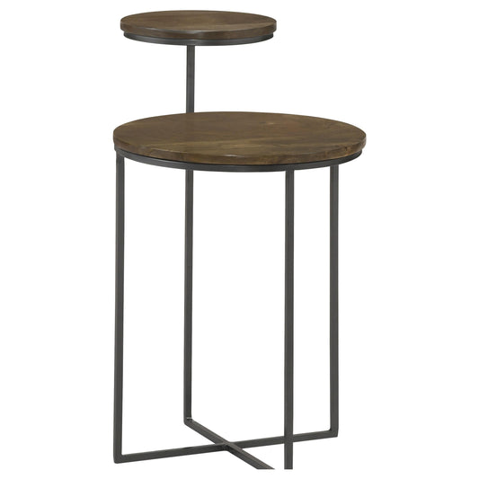 Yael Side Table in Natural - Coaster Furniture