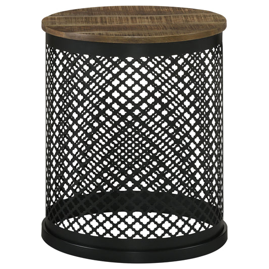 Aurora Side Table in Black - Coaster Furniture