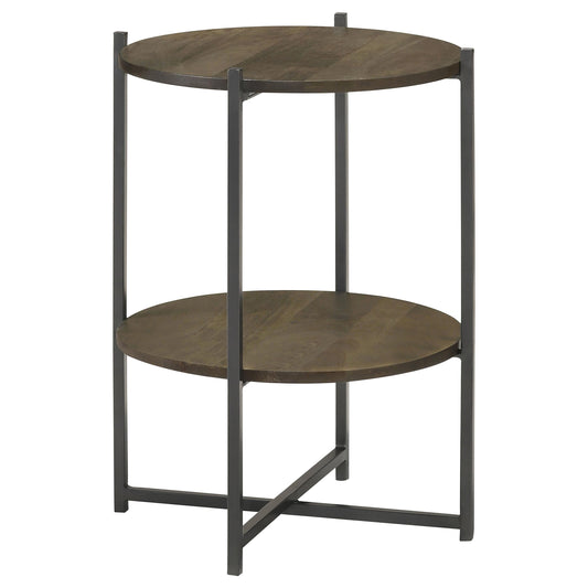 Aurora Side Table in Black - Coaster Furniture