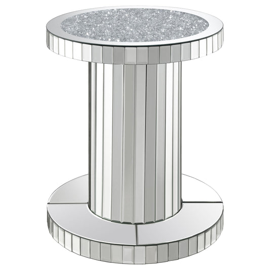 Dani Side Table in Rustic Nutmeg - Coaster Furniture