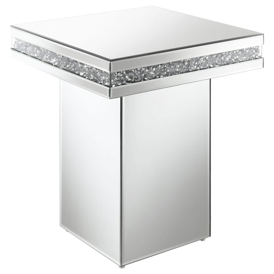 Elora Side Table in Mirror - Coaster Furniture