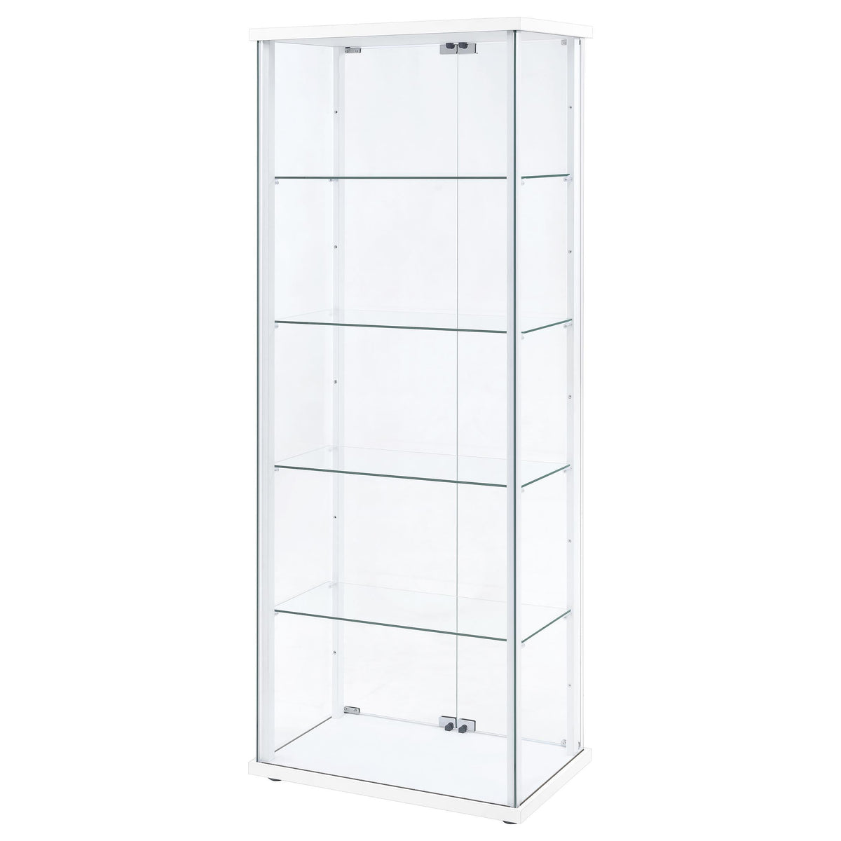 Delphinium Curio Cabinet in Black - Coaster Furniture