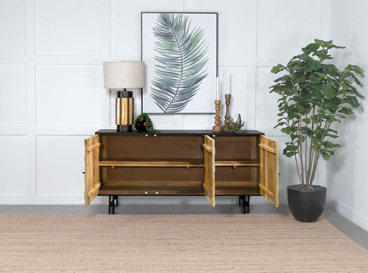 Aminah Accent Cabinet in Natural - Coaster Furniture