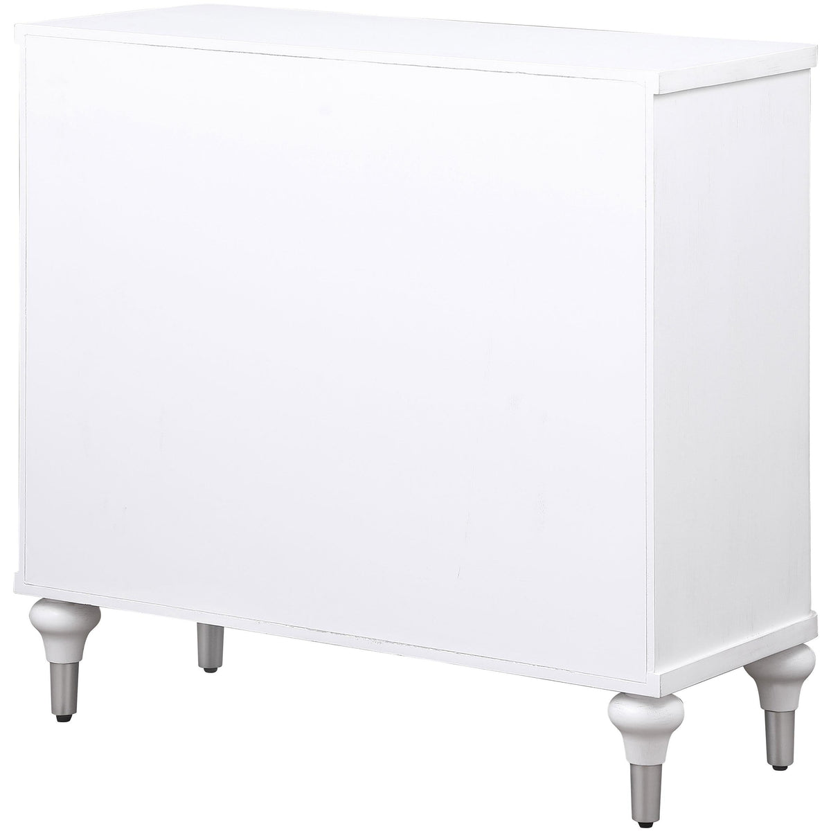 Cardella Accent Cabinet in Distressed White - Coaster Furniture
