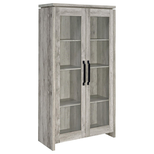 Alejo Accent Cabinet in Grey Driftwood - Coaster Furniture