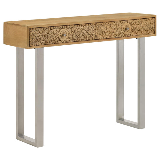 Draco Console Table in Natural - Coaster Furniture