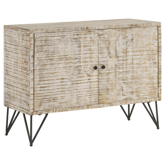 Eileen Accent Cabinet in White Washed - Coaster Furniture