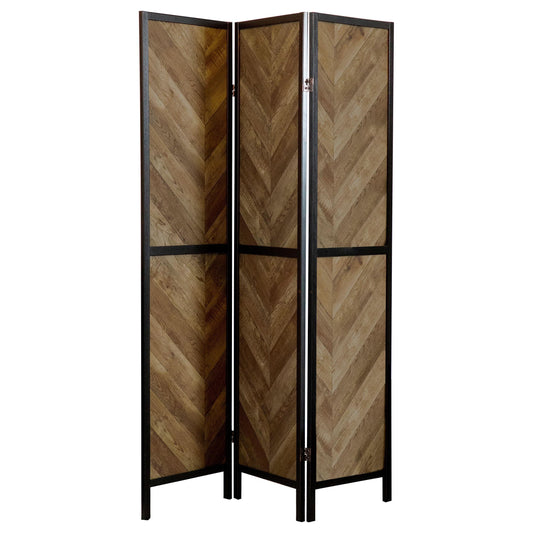 Marlene Room Divider in Rustic Tobacco - Coaster Furniture