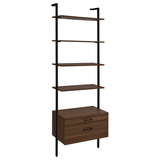 Owens Wall Shelf in Walnut - Coaster Furniture