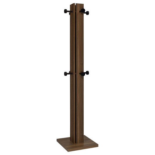 Rikkie Coat Rack in Walnut - Coaster Furniture