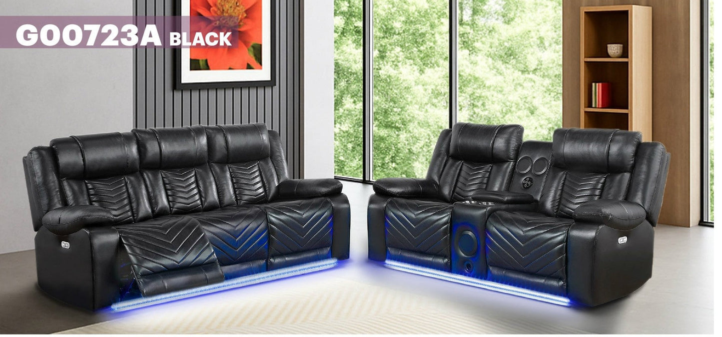 G00723A Black Reclining Set