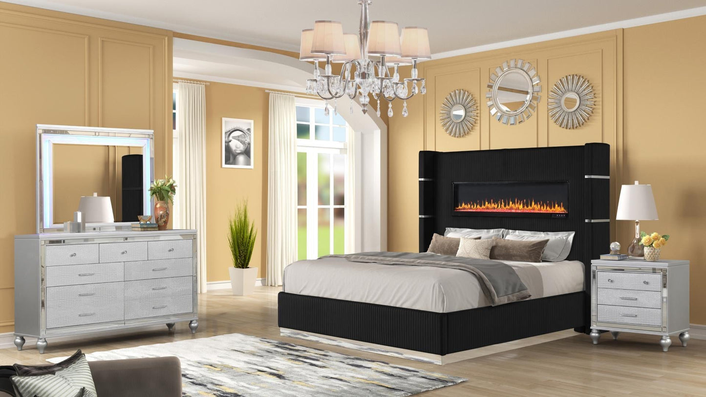 LIZELLE (BLACK) Bedroom Set