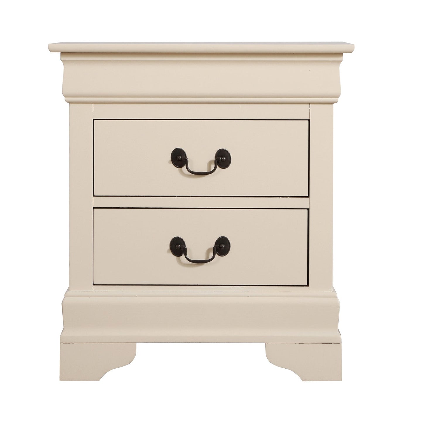 Louis Phillipe Night Stand — Beige
