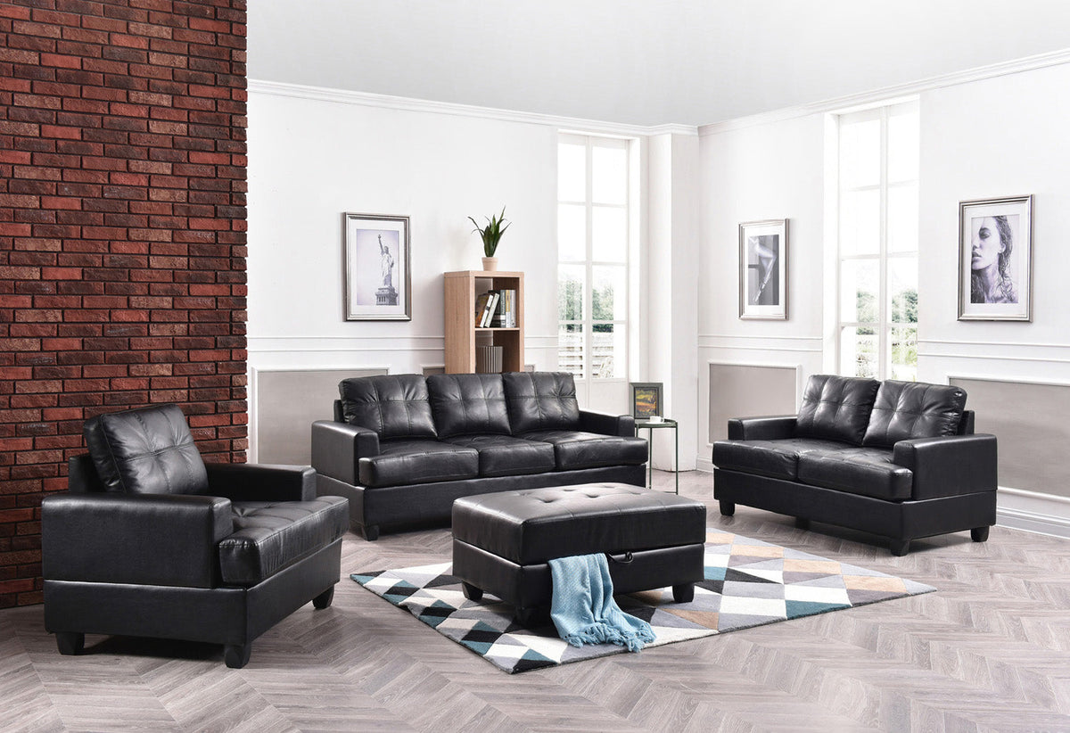 Sandridge Black Living Room Set (G583A)