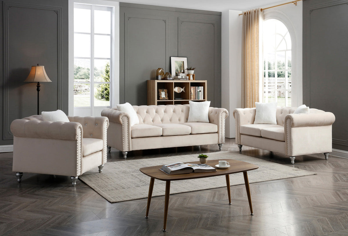 Raisa Ivory Living Room Set (G867A)