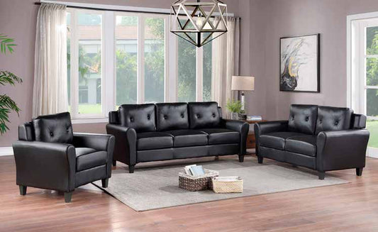 1200 Black Living Room Set