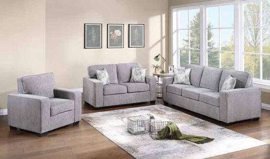 1473 Light Grey Living Room Set