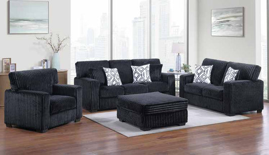 1550 Black Living Room Set