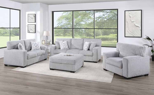 1553 Light Grey Living Room Set