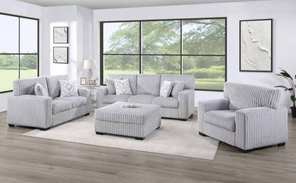 3653 Light Grey Living Room Set