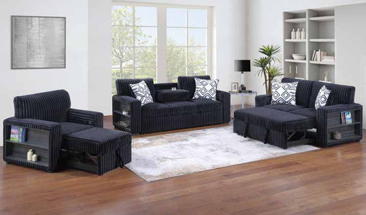 3470 Black Living Room Set