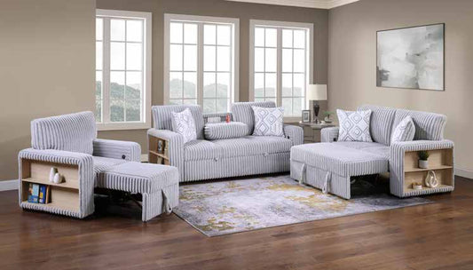 3473 Light Grey Living Room Set