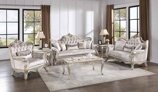 8173 Cream Living Room Set