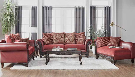 17900 Crimson Living Room Set
