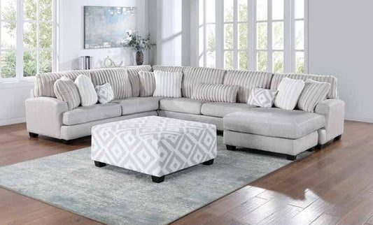 3222-4B Taupe 4pc Sectional Living Room Set