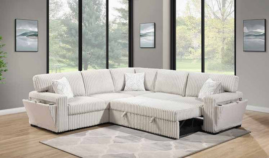 3572 Taupe Sectional Overall Living Room Set