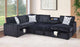 3580 Black Pop up Sleeper Living Room Set