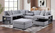 3594 Grey Sleeper Sectional Living Room Set