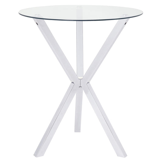 Denali Bar Table in Chrome - Coaster Furniture
