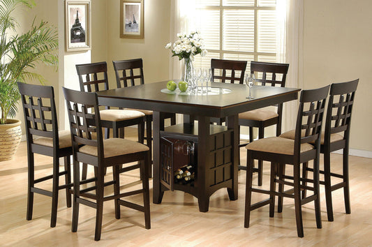 Gabriel 9-Piece C.Ht Dining Set in Cappuccino - Coaster Furniture