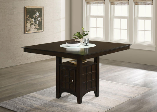 Gabriel Counter Ht Dining Table in Cappuccino - Coaster Furniture