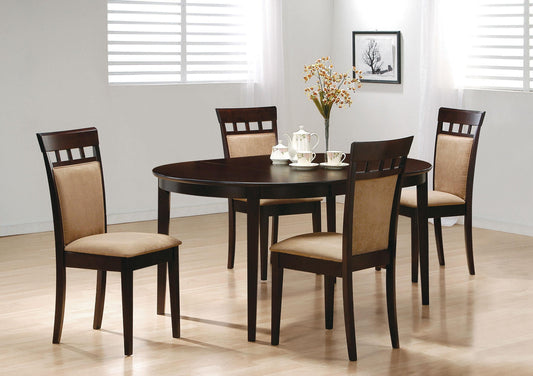 Gabriel 5-Piece Dining Set in Cappuccino - Coaster Furniture