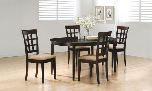 Gabriel 5-Piece Dining Set in Cappuccino - Coaster Furniture